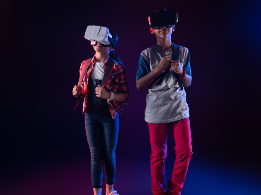 kids-vr-gaming vr birthday party best birthday ideas at VR Escapism